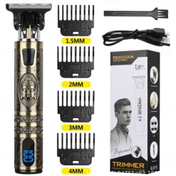 T9 USB Electric Hair Cutting Machine Professional Man Shaver Trimmer New Rechargeable Beard Trimmer Barber Hair Cutting Tools