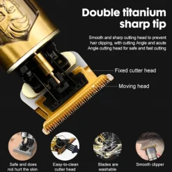 T9 USB Electric Hair Cutting Machine Professional Man Shaver Trimmer New Rechargeable Beard Trimmer Barber Hair Cutting Tools