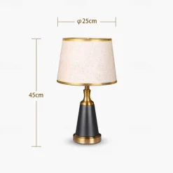 Table Lamp Bedroom European Creative Romantic Warm American Modern Simple Touch Nordic Light luxury Bedside Lamp