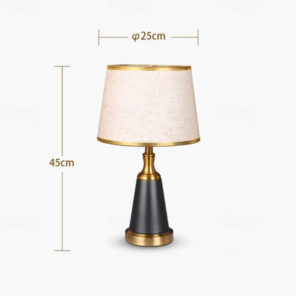 Table Lamp Bedroom European Creative Romantic Warm American Modern Simple Touch Nordic Light luxury Bedside Lamp