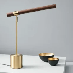 Table Lamp Wooden, Bedside Lamp Modern Led Night Table Lamps For Living Room Bedroom Study Desk Decor Lights Home Wood Bedside Lamp