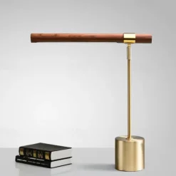 Table Lamp Wooden, Bedside Lamp Modern Led Night Table Lamps For Living Room Bedroom Study Desk Decor Lights Home Wood Bedside Lamp