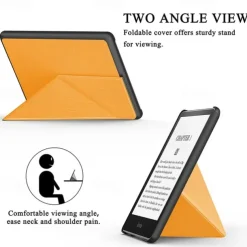 Tablet Case Cover For Amazon Kindle Paperwhite 6.8'' 11th Paperwhite 6'' 10th Kindle Oasis 7.0-in Kindle 6.0-in 2021 2020 with Stand Holder Smart Auto Wake / Sleep Dustproof Solid Colored Canvas