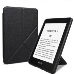 Tablet Case Cover For Amazon Kindle Paperwhite 6.8'' 11th Paperwhite 6'' 10th Kindle Oasis 7.0-in Kindle 6.0-in 2021 2020 with Stand Holder Smart Auto Wake / Sleep Dustproof Solid Colored Canvas