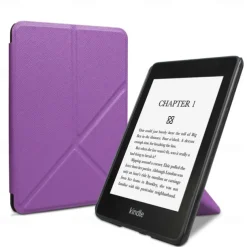 Tablet Case Cover For Amazon Kindle Paperwhite 6.8'' 11th Paperwhite 6'' 10th Kindle Oasis 7.0-in Kindle 6.0-in 2021 2020 with Stand Holder Smart Auto Wake / Sleep Dustproof Solid Colored Canvas