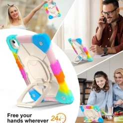 Tablet Case Cover For Apple iPad Air 11"(2024) iPad Air 5th 4th 10.9" ipad 9th 8th 7th Generation 10.2 inch iPad Pro 6th 5th 4th 3rd 2nd 1st 12.9'' iPad Air 2nd 9.7'' iPad Pro 4th 11'' iPad Pro 3rd