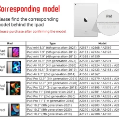 Tablet Case Cover For Apple iPad 10th 10.9'' ipad 9th 8th 7th Generation 10.2 inch iPad Pro 6th 5th 4th 3rd 2nd 1st 12.9'' iPad Pro 4th 12.9'' iPad mini 6th 8.3