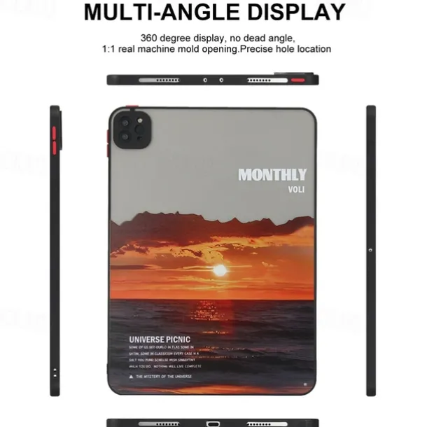 Tablet Case Cover For Apple iPad Air 11"(2024) iPad Air 13"(2024) iPad Pro 11"(2024) iPad Pro 13"(2024) iPad 10th 10.9'' iPad Air 5th 4th 10.9" ipad 9th 8th 7th Generation 10.2 inch iPad mini 6th