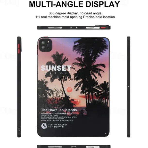 Tablet Case Cover For Apple iPad Air 11"(2024) iPad Air 13"(2024) iPad Pro 11"(2024) iPad Pro 13"(2024) iPad 10th 10.9'' iPad Air 5th 4th 10.9" ipad 9th 8th 7th Generation 10.2 inch iPad mini 6th