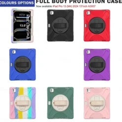 Tablet Case Cover For Apple iPad Air 11"(2024) iPad Air 13"(2024) iPad Pro 11"(2024) iPad Pro 13"(2024) iPad 10th 10.9'' iPad Air 5th 4th 10.9" iPad Pro 6th 5th 4th 3rd 2nd 1st 12.9'' iPad Pro 4th