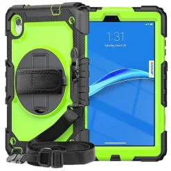 Tablet Case Cover For Lenovo Tab M10 M8 HD FHD Plus 3rd 2nd Gen TB-328 TB-X306/X606 TB-8505/8506/8705 Handle with Stand 360° Rotation Solid Colored TPU