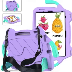 Tablet Case Cover For Lenovo M8 4th Gen TB300FU M10 Plus 3rd Gen 10.6" TB-125/128 M8 FHD / HD TB-8505/8506/8705 Handle Pencil Holder Shoulder Strap Cartoon EVA