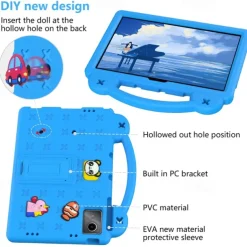 Tablet Case Cover For Lenovo M8 4th Gen TB300FU M10 Plus 3rd Gen 10.6