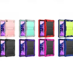 Tablet Case Cover For Lenovo M10 Plus 3rd Gen 10.6" TB-125/128 M10 FHD Plus 2nd Gen 10.3" TB-X606 M10 HD 2nd Gen 10.1" TB-X306 M10 3rd Gen TB-328 Armor Defender Rugged Protective with Adjustable