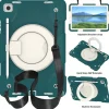 Tablet Case Cover For Samsung Galaxy Tab A9 8.7" A8 10.5'' A9 Plus 11" Pencil Holder 360° Rotation Shoulder Strap PC Silicone