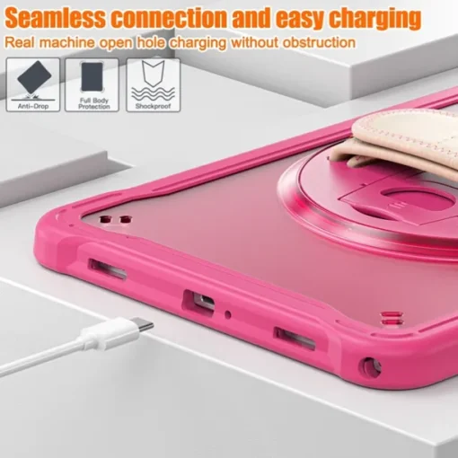 Tablet Case Cover For Samsung Galaxy Tab A9 8.7" A9 Plus 11" Portable Handle Pencil Holder Armor TPU PC