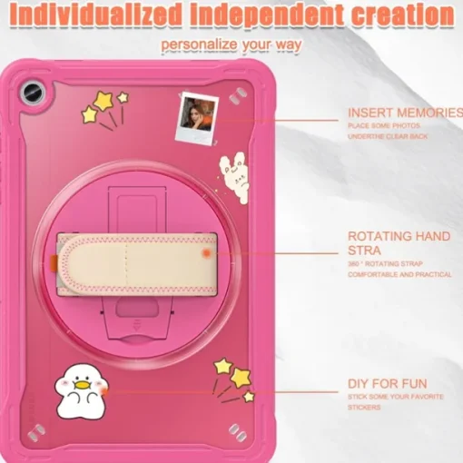 Tablet Case Cover For Samsung Galaxy Tab A9 8.7" A9 Plus 11" Portable Handle Pencil Holder Armor TPU PC