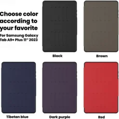 Tablet Case Cover For Samsung Galaxy Tab A9 8.7" A9 Plus 11" Portable Pencil Holder Card Holder TPU PC PU Leather