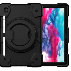 Tablet Case Cover For Samsung Galaxy Tab A8 10.5'' 2022 2021 Portable Handle with Stand Holder Armor PC Silicone For Kids