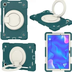 Tablet Case Cover For Samsung Galaxy Tab A8 10.5'' 2022 2021 Portable Handle with Stand Holder Armor PC Silicone For Kids
