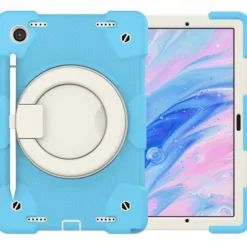 Tablet Case Cover For Samsung Galaxy Tab A8 10.5'' 2022 2021 Portable Handle with Stand Holder Armor PC Silicone For Kids