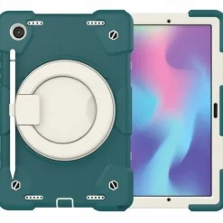 Tablet Case Cover For Samsung Galaxy Tab A8 10.5'' 2022 2021 Portable Handle with Stand Holder Armor PC Silicone For Kids