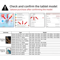 Tablet Case Cover For Samsung Galaxy Tab S8 11'' S7 11'' S6 Lite 10.4