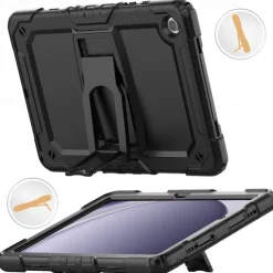 Tablet Case Cover For Samsung Galaxy Tab A9 8.7" A8 10.5'' A7 Lite 8.7'' A7 10.4'' A 8.0" A9 Plus 11" Portable Armor Defender Rugged Protective with Adjustable Kickstand Armor PC Silicone