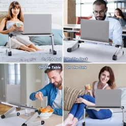 Tablet Stand Portable Rotatable Foldable Phone Holder for Home Desk Bedside Compatible with iPad Laptop Phone Accessory