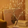 Tabletop Bonsai Tree Light 108 LED Lights Tree Lamp Decorative LED Shimmer Tree for Desktop Bedside Indoor Decor Mother's Day Valentine's Gift