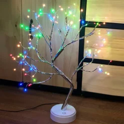 Tabletop Bonsai Tree Light 108 LED Lights Tree Lamp Decorative LED Shimmer Tree for Desktop Bedside Indoor Decor Mother's Day Valentine's Gift