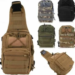 Tactical Sling Shoulder Bag Backpack Army Camping Hiking Bag Outdoor Sports Chest Travel Bag