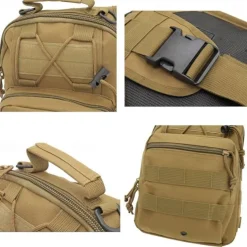 Tactical Sling Shoulder Bag Backpack Army Camping Hiking Bag Outdoor Sports Chest Travel Bag