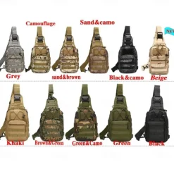 Tactical Sling Shoulder Bag Backpack Army Camping Hiking Bag Outdoor Sports Chest Travel Bag