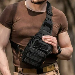 Tactical Sling Shoulder Bag Backpack Army Camping Hiking Bag Outdoor Sports Chest Travel Bag