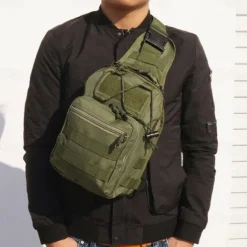 Tactical Sling Shoulder Bag Backpack Army Camping Hiking Bag Outdoor Sports Chest Travel Bag