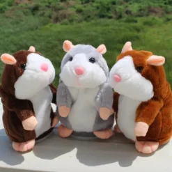 Talking Hamster Plush Toy Recording Hamster Electric Hamster. A recording that can learn how to speak. Nodding Hamster Little Mouse Electric Toy