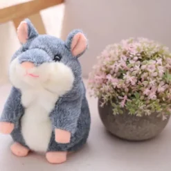 Talking Hamster Plush Toy Recording Hamster Electric Hamster. A recording that can learn how to speak. Nodding Hamster Little Mouse Electric Toy