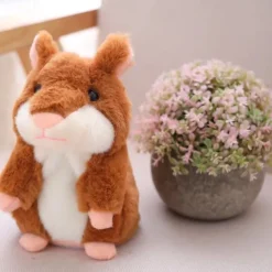 Talking Hamster Plush Toy Recording Hamster Electric Hamster. A recording that can learn how to speak. Nodding Hamster Little Mouse Electric Toy