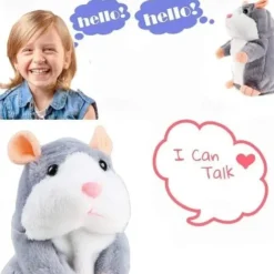 Talking Hamster Plush Toy Recording Hamster Electric Hamster. A recording that can learn how to speak. Nodding Hamster Little Mouse Electric Toy