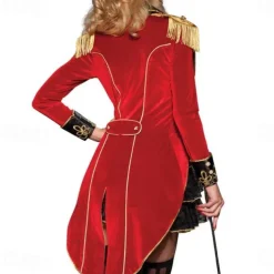 Tamer Halloween Outfits Costume Circus Jacket Carnival Costume Sexy Adults' Women's Halloween Carnival Mardi Gras Performance Party Club Easy Halloween Costumes Dress Up
