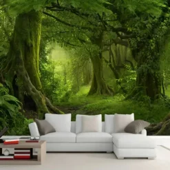 Tapestry Blanket Wall Hangings Forest 3D Bedroom Living Room Dorm Decorations Wall Door Background