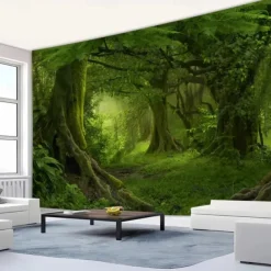 Tapestry Blanket Wall Hangings Forest 3D Bedroom Living Room Dorm Decorations Wall Door Background