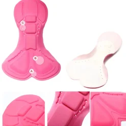 TASDAN Women's Cycling 3/4 Tights Bike Shorts 3/4 Tights Relaxed Fit Road Bike Cycling Sports 3D Pad Breathable Quick Dry Reflective Trim / Fluorescence Gray Rosy Pink Coolmax® Elastane Silicon