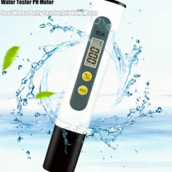 TDS Water Quality Tester Precise and Reliable Hydroponic Water pH Meter Ideal Water Testing Meter for Drinking Water Aquariums Indoor Gardens Homemade