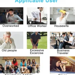 Tens Muscle Stimulator 36-Mode Electric EMS Acupuncture Body Massage Digital Therapy Slimming Machine Electrostimulator Dual Channel with 10 Pads Dust-Proof