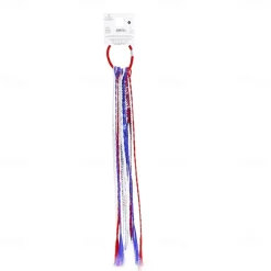 4th of July American Flag Hair Ties Bands,Patriotic Hair Accessories,Memorial Day Independence Day Decorations,2Pcs