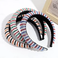 4th of July Headband for Women Girls Patriotic Earrings Red White and Blue Headband American Flag USA Independence Day Hairband Hair Accessories