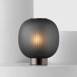 The Bloom Table lamps Mini Glass Black White Desk Lamp