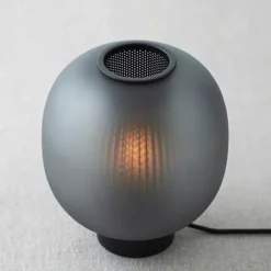 The Bloom Table lamps Mini Glass Black White Desk Lamp